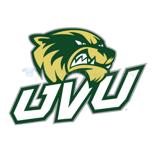 Utah Valley Wolverines Logo T-shirts Iron On Transfers N6755 - Click Image to Close